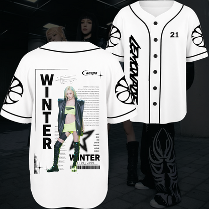 Aespa Chronicles Lemonade Baseball Jersey Gift For Fans