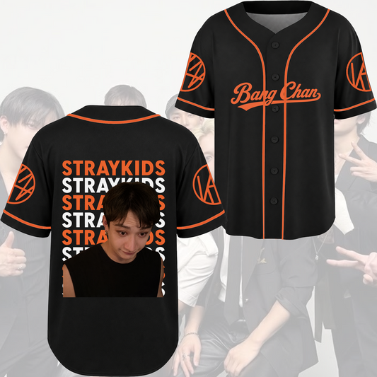Stray Kids Dynamic Meme Concept Baseball Jersey STAY Aesthetic Humor Gifts For Fans