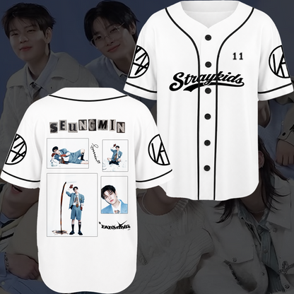 Stray Kids THIS & THAT Era Baseball Jersey Unisex Streetwear Concert Gift For Fans