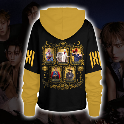 Monsta X World Tour The X Nexus Shortstop Hoodie Geschenk für Fans
