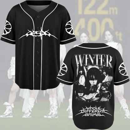 Sinister Aespa Lemonade Album Baseball Jersey Fan Edition