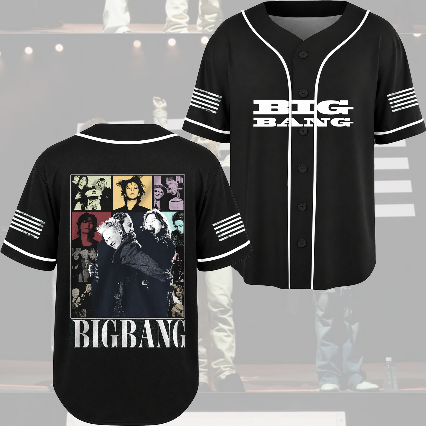 COSMOS World Tour BIGBANG Baseball Jersey  Fan Edition