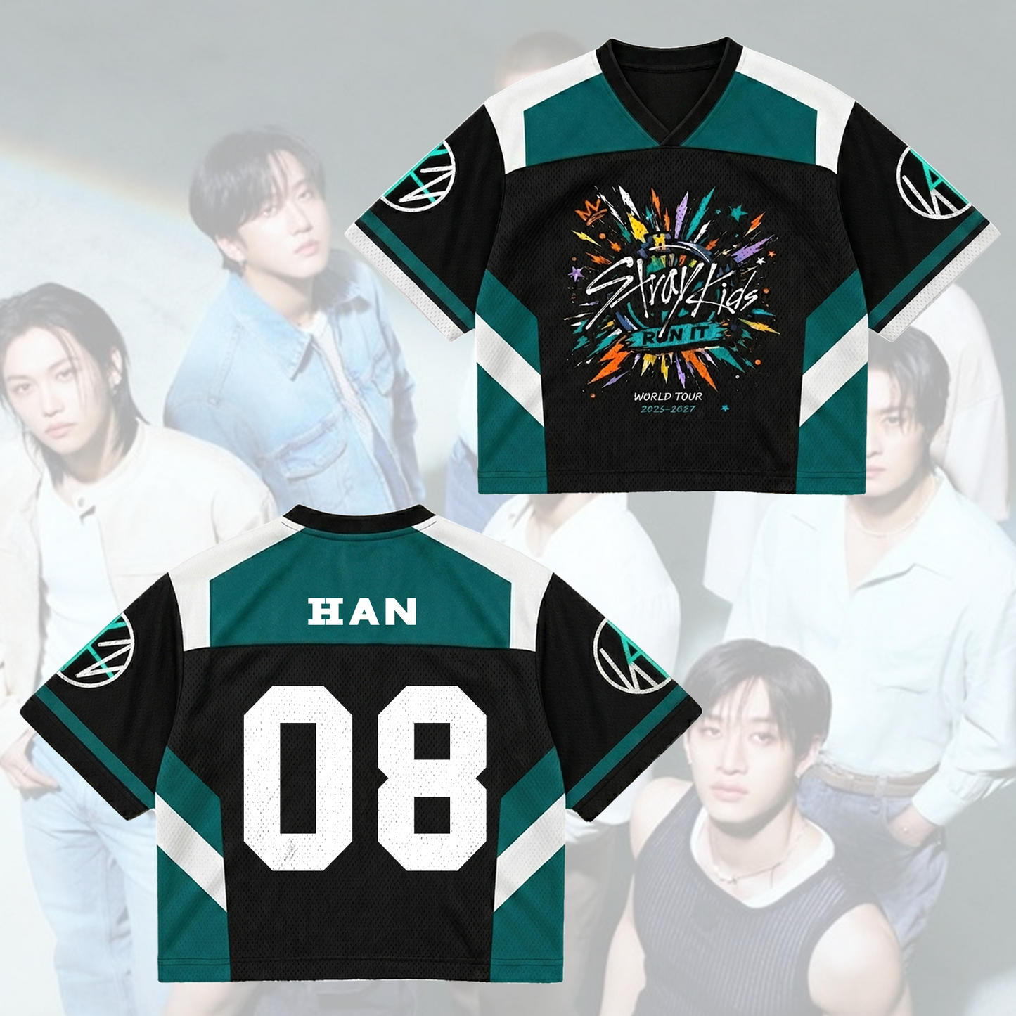 Stray Kids This & That Comeback Mixed Mesh Jersey Run It Gifts For Fans