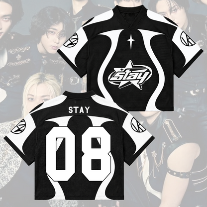 Fiery Stay This That Album  Run It World Tour Mixed Mesh Jersey Gift for Fans