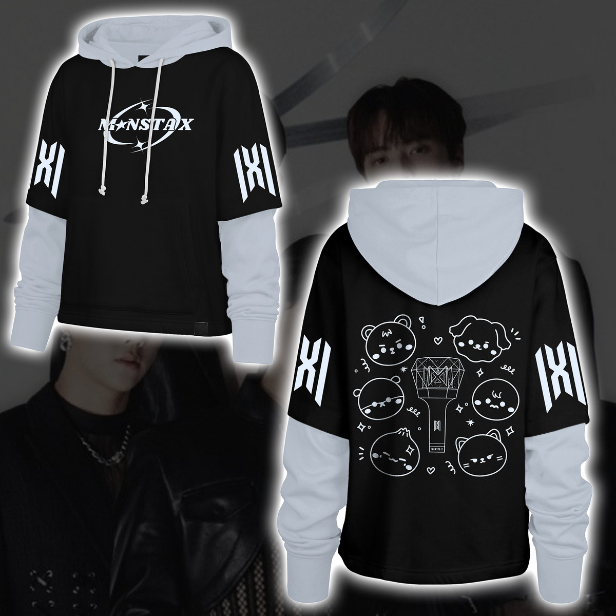 MONSTA X The X Nexus Tour TWOTUCGOM Shortstop Hoodie Gift For Fans