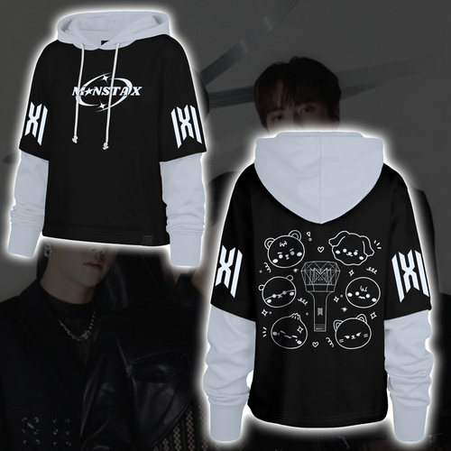 MONSTA X The X Nexus Tour TWOTUCGOM Shortstop Hoodie Gift For Fans
