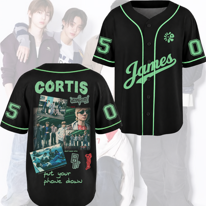 Energy Cortis Put Your Phone Down Tour Baseball Jersey