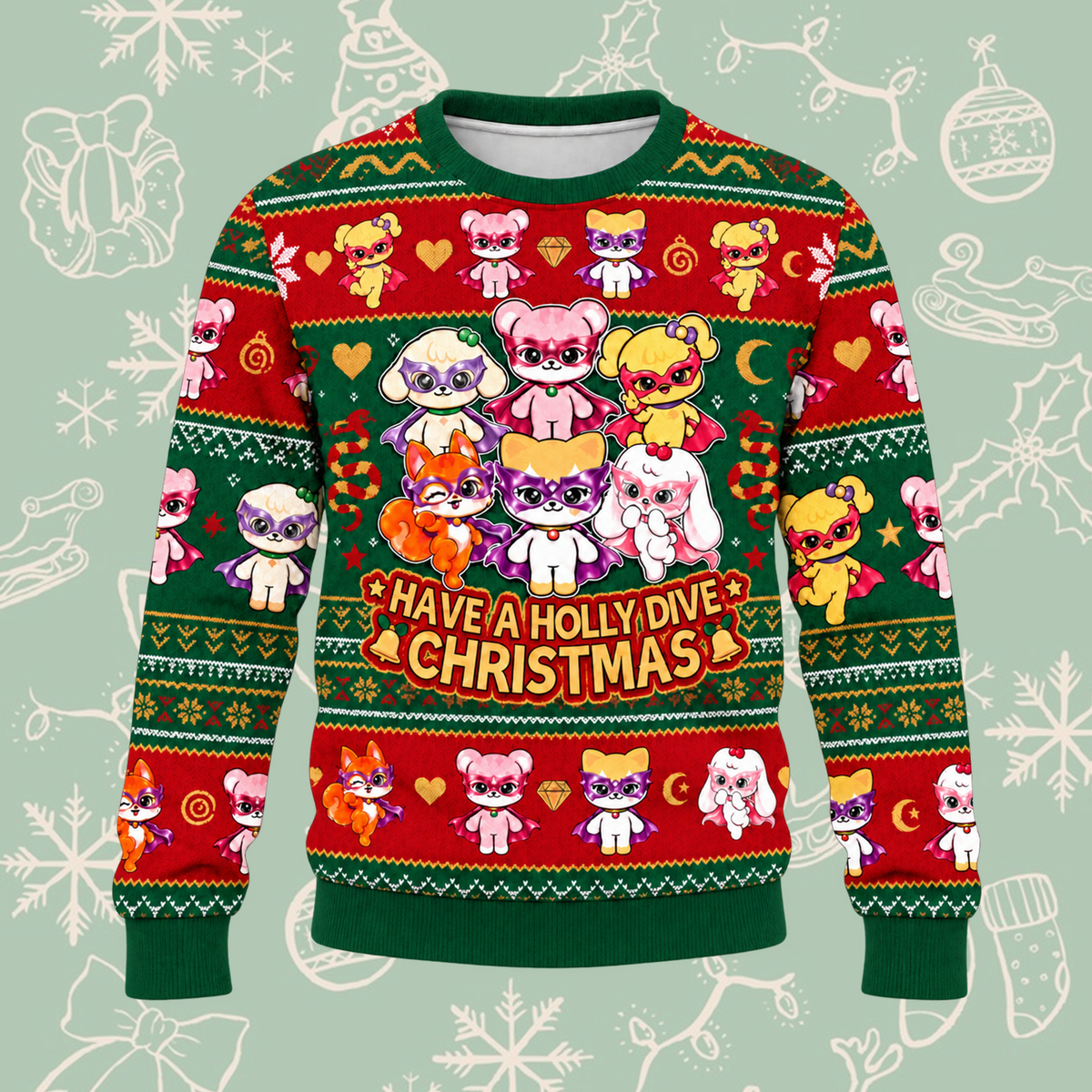 Alles, was ich mir zu Weihnachten wünsche, ist der Twice Ugly Sweater