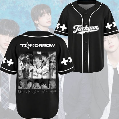 Mega Tomorrow x Together Concert Tour Baseball Jersey Fan Editon
