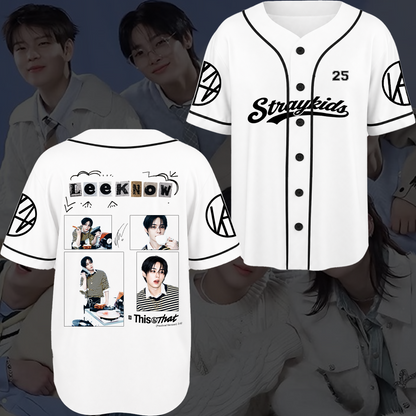Stray Kids THIS & THAT Era Baseball Jersey Unisex Streetwear Concert Gift For Fans
