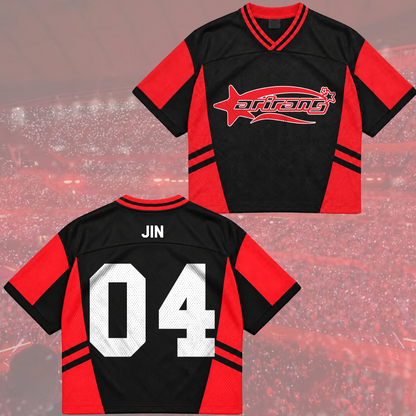 Rose of Sharon Bangtan Boys Arirang Welttournee BTS Mesh-Trikot-Mix Geschenk für Army