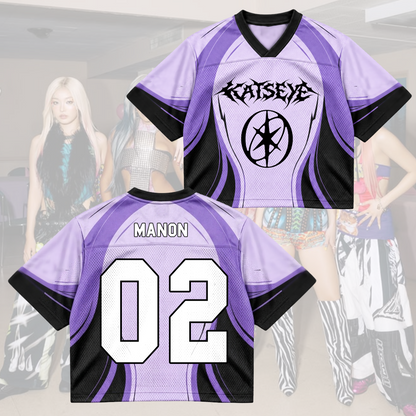 KATSEYE Comeback Heavy Metal Mixed Mesh Jersey For EYEKONS