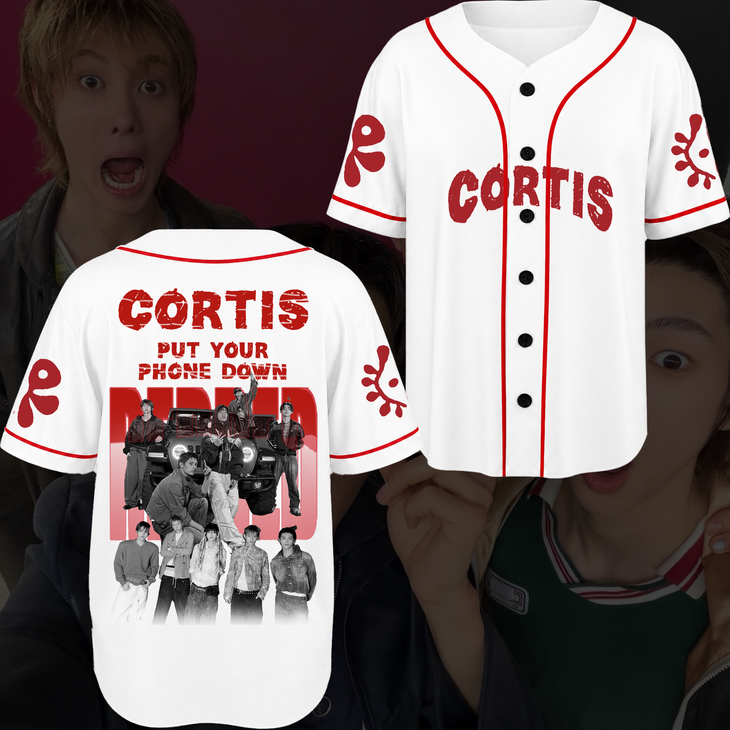Blazing Cortis Put Your Phone Down Tour Baseball Jersey Gift For Fans