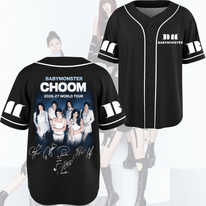 Babymonster 2026 World Tour Choom Baseball Jersey