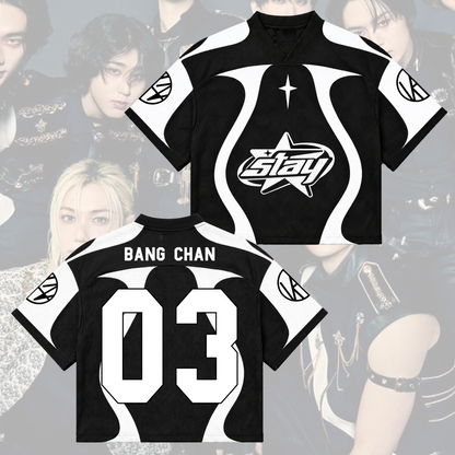 Fiery Stay This That Album  Run It World Tour Mixed Mesh Jersey Gift for Fans