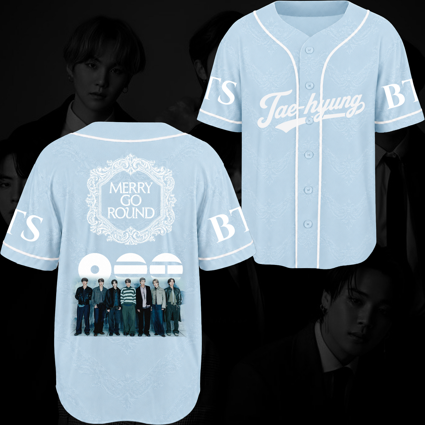 Merry Go Around BTS 2026 Arirang Baseball Jersey Gift For Fans