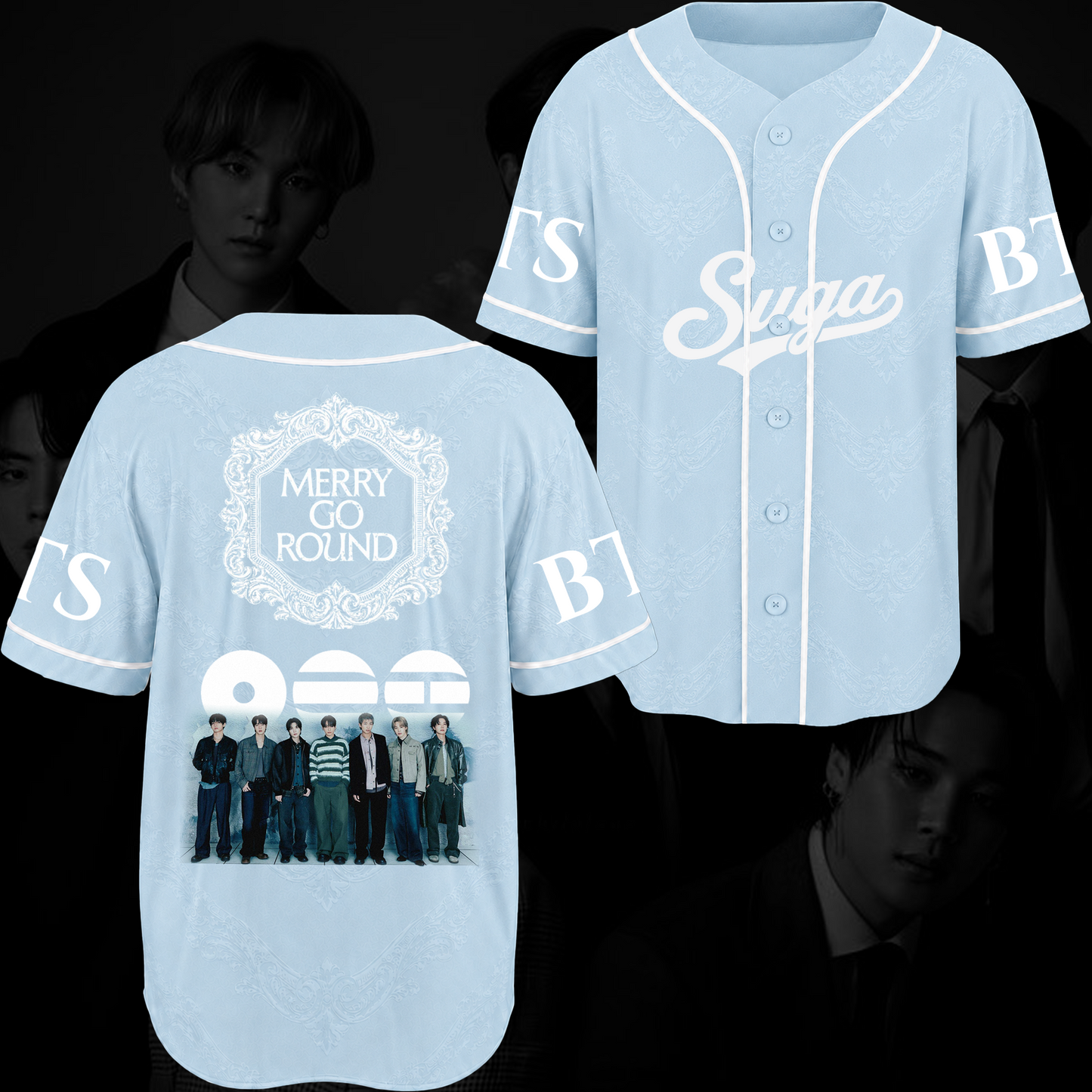 Merry Go Around BTS 2026 Arirang Baseball Jersey Gift For Fans