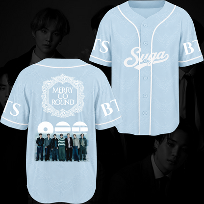 Merry Go Around BTS 2026 Arirang Baseball Jersey Gift For Fans