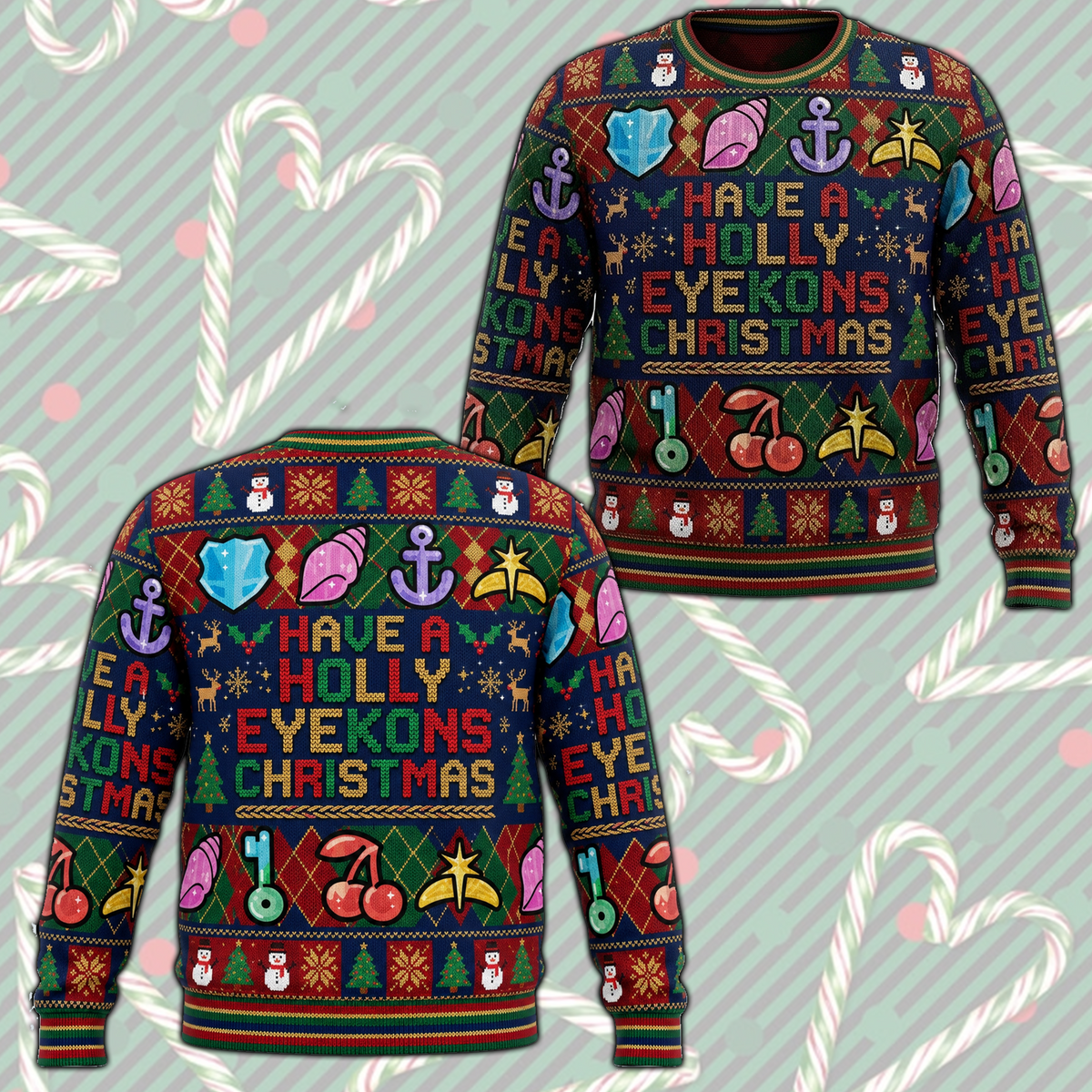 Merry Katseye Ugly Christmas Sweater Fan-Edition