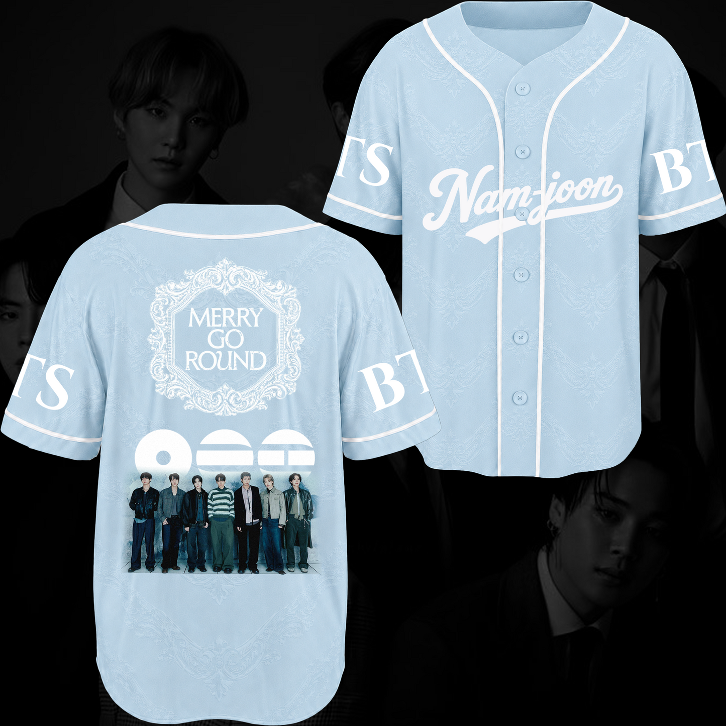 Merry Go Around BTS 2026 Arirang Baseball Jersey Gift For Fans