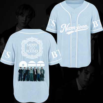 Merry Go Around BTS 2026 Arirang Baseball Jersey Gift For Fans