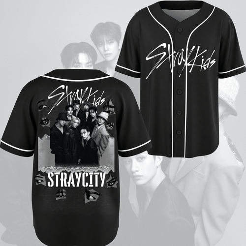 Kinetic Stray City Stray Kids  Tour Baseball Jersey Gift For Fans
