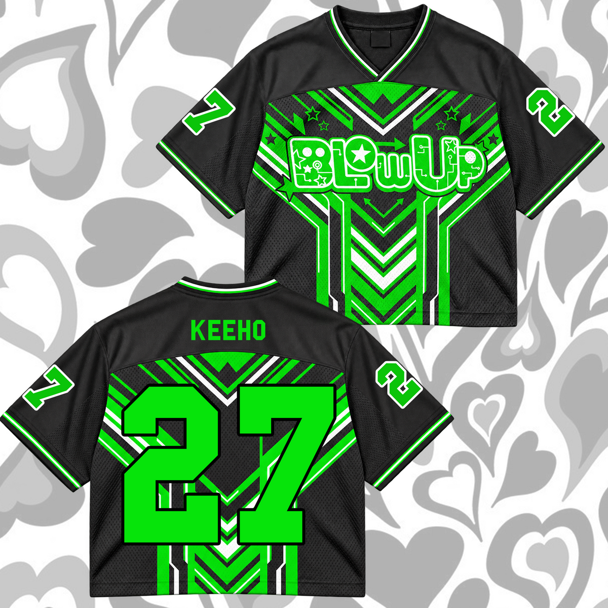 CreepEye Horror Haven P1harmony Mesh-Trikot Fan-Edition