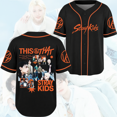 Stray Kids THIS & THAT Jersey Orange Pop Punk Festival Concert Outfit Fan Edition