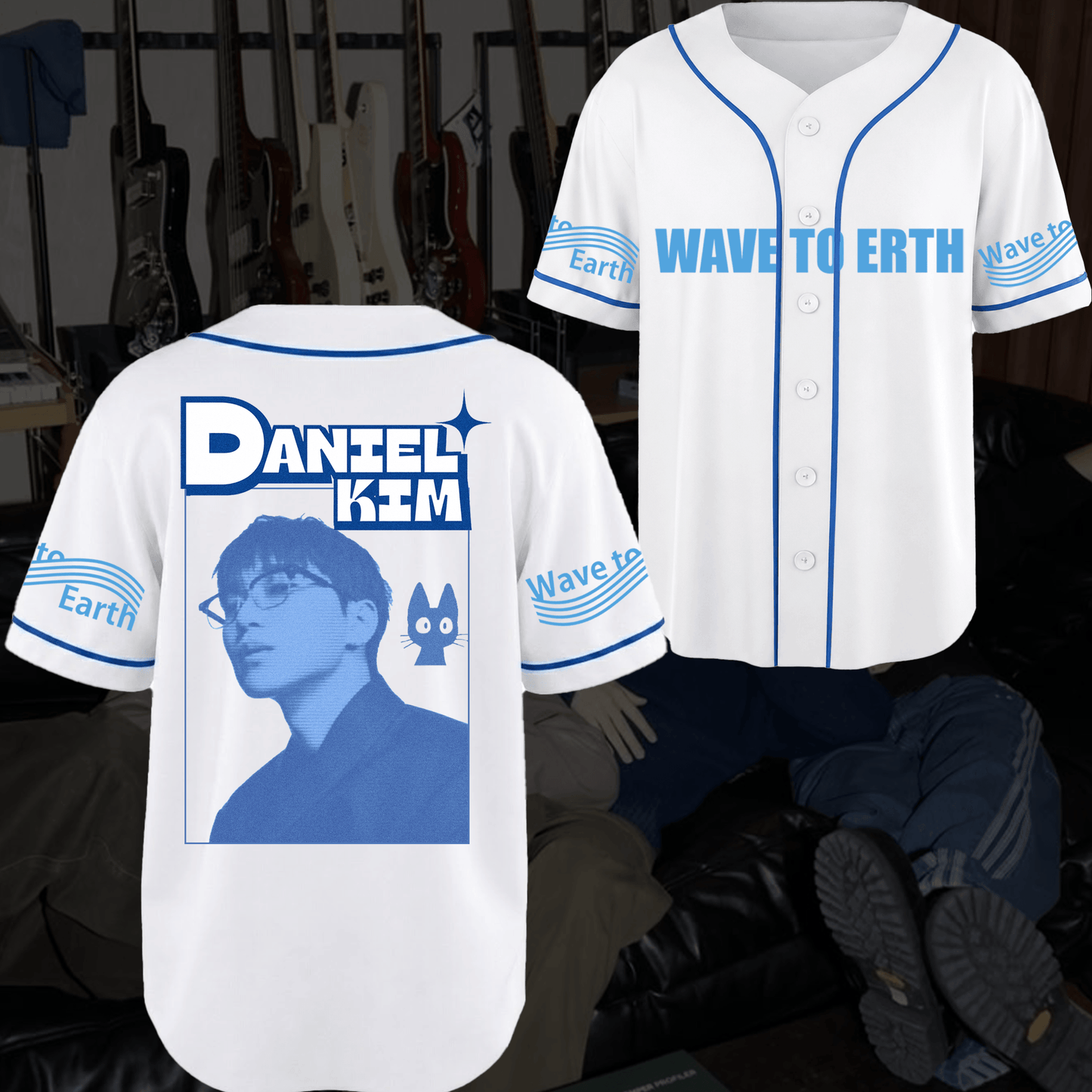 The Pieces Tour World Tour Wave To Earth  Baseball Jersey