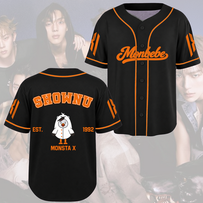 Monsta X World Tour The X Nexus Baseballtrikot Fan-Edition