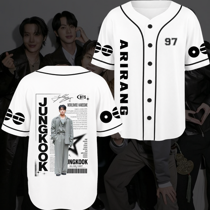 Chronicles Bangtan Arirang World Tour Baseball Jersey Gift For Fans
