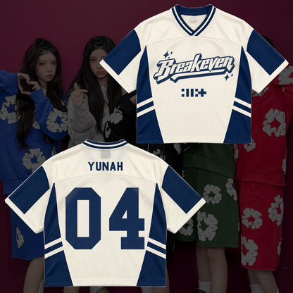 Breakeven Illit Album Comeback Mixed Mesh Jersey Geschenk für Gllit