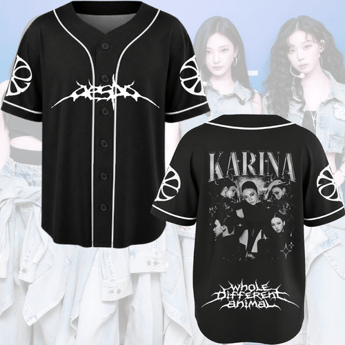 Sinister Aespa Lemonade Album Baseball Jersey Fan Edition