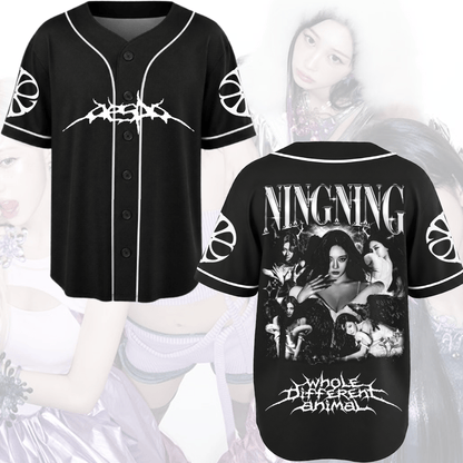 Sinister Aespa Lemonade Album Baseball Jersey Fan Edition