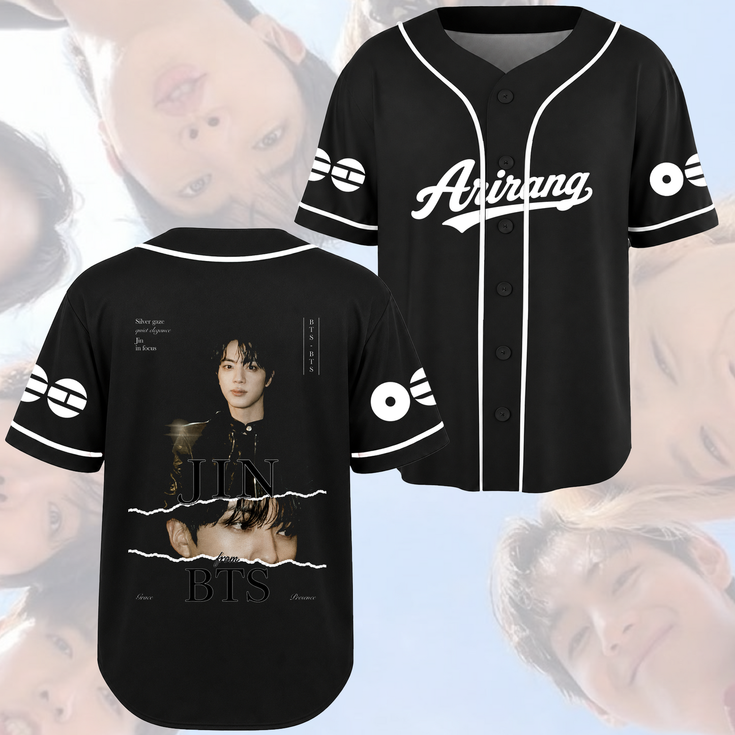 Stylish BTS Arirang World Tour Baseball Jersey Gift For Army