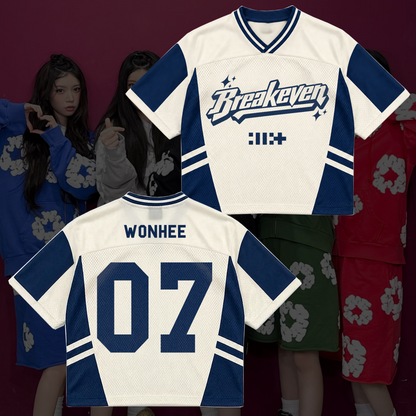 Breakeven Illit Album Comeback Mixed Mesh Jersey Geschenk für Gllit