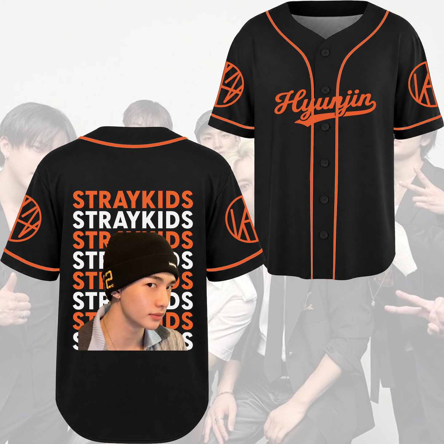 Stray Kids Dynamic Meme Concept Baseball Jersey STAY Aesthetic Humor Gifts For Fans