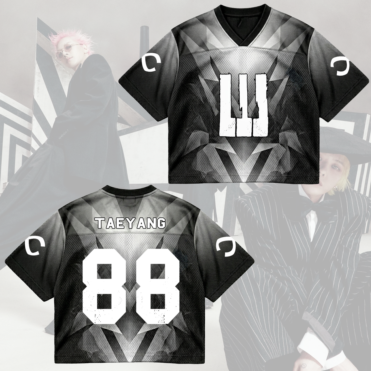 BIGBANG Cosmos Piano Mixed Mesh Jersey Concert Outfit Fan Vip Gift