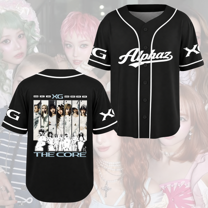 XG World Tour The Core Concert Baseball Jersey Unique Gift for Fans