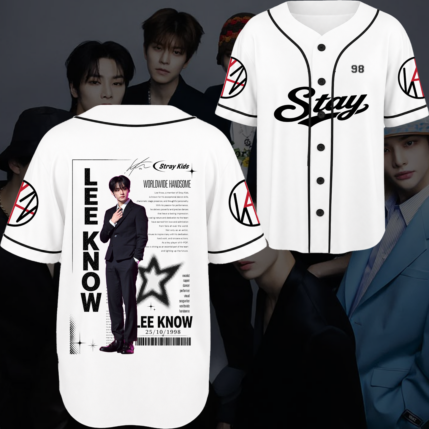 Stray Kids Stay Chronicles Baseball Jersey Gift For Fans