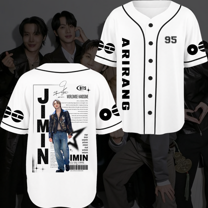 Chronicles Bangtan Arirang World Tour Baseball Jersey Gift For Fans
