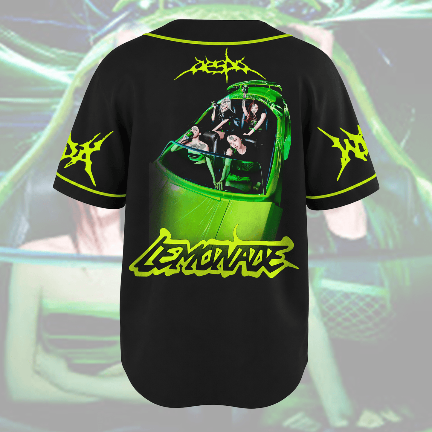 Spicy Roadster Aespa Lemonade Baseball Jersey Gift For Fans