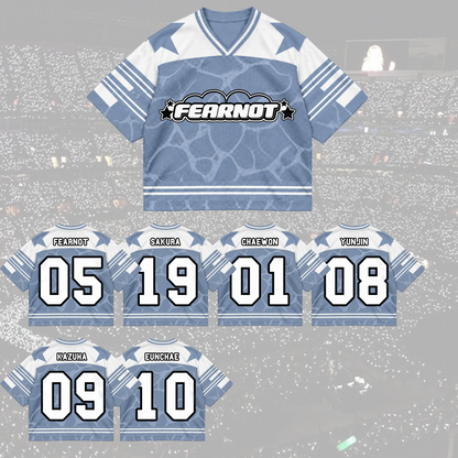 Dramatic Made My Night Fim Alis All Members Pastel Coquette Mixed Mesh Jersey For Fearnot