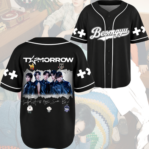 TXT Tomorrow Signature Baseball Jersey Fan Edition