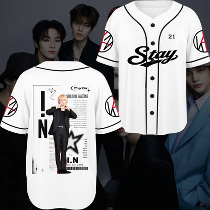 Stray Kids Stay Chronicles Baseball Jersey Gift For Fans