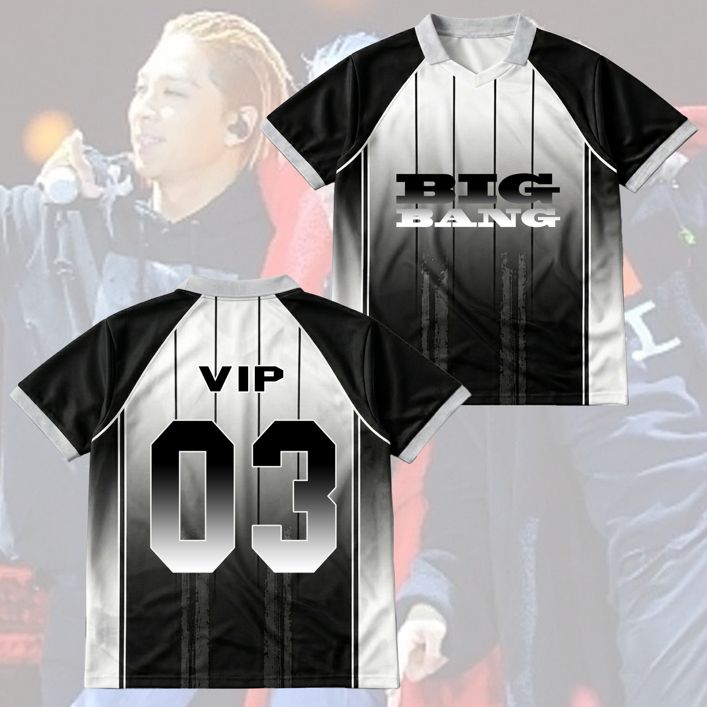 BIGBANG World Tour Winged Neck Baseball Shirt Gift For Fans