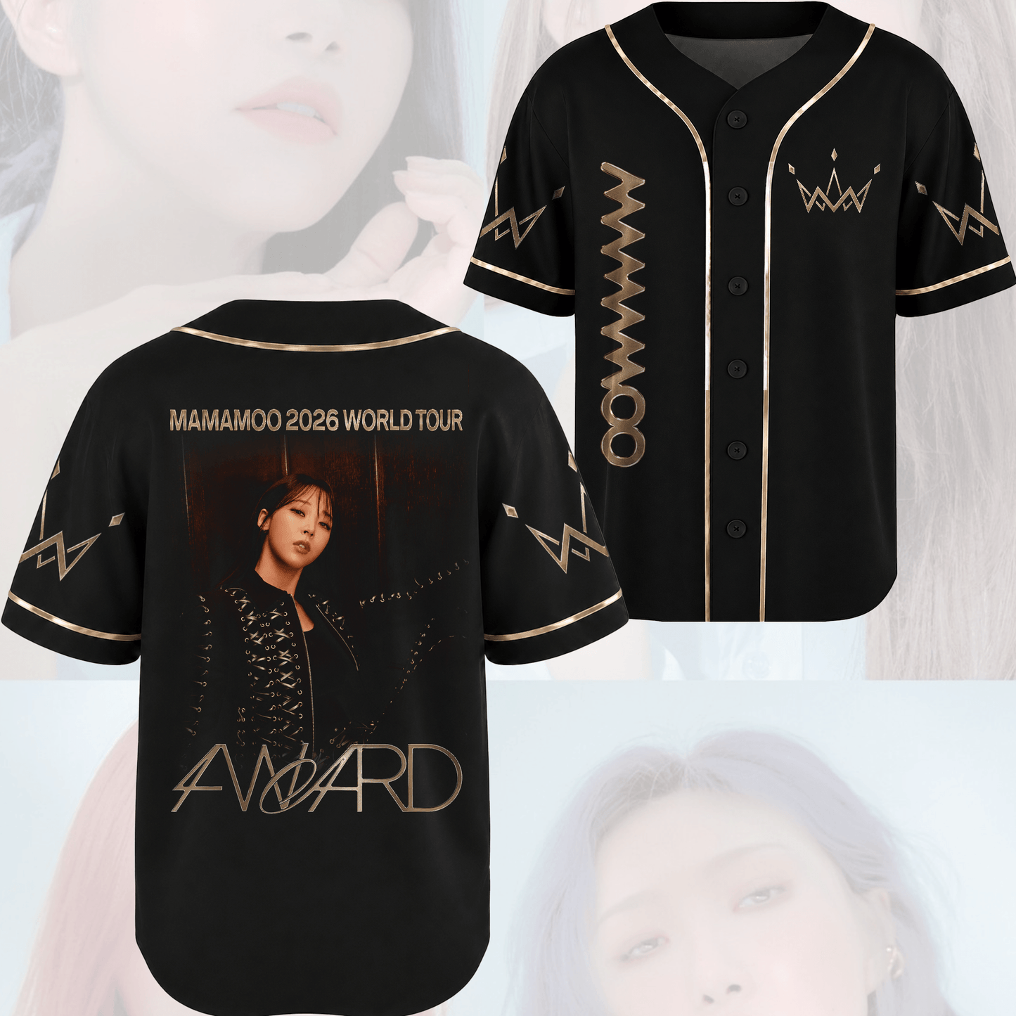 4ward World Tour Mamamoo  Baseball Jersey Fan Edition
