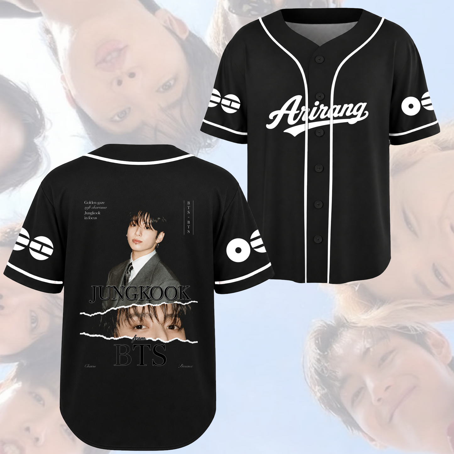 Stylish BTS Arirang World Tour Baseball Jersey Gift For Army
