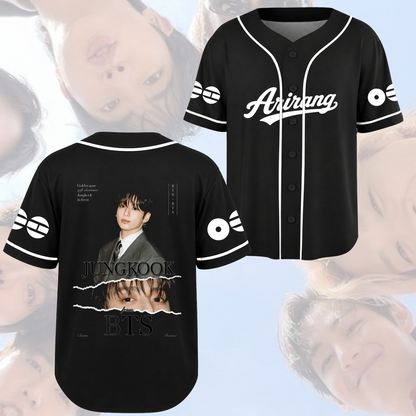 Stylish BTS Arirang World Tour Baseball Jersey Gift For Army
