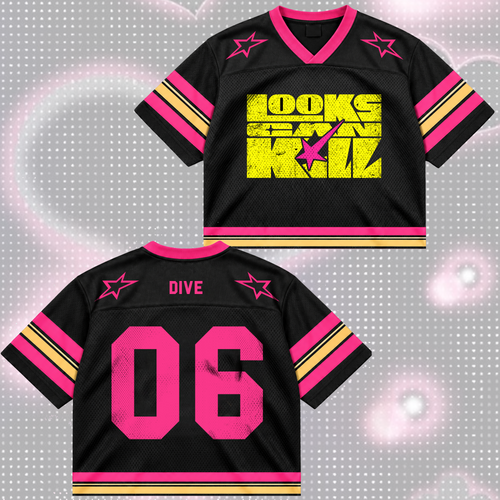 Rebellious Looks Can Kill I.V.E. Club Mixed Mesh Jersey For Dive